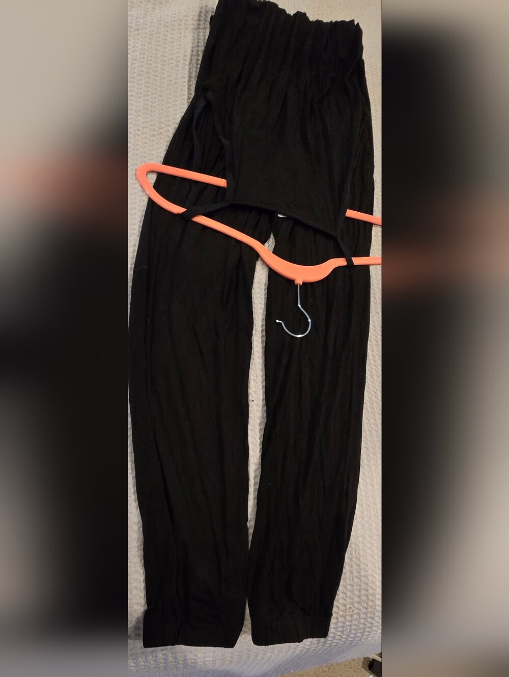 NWOT GO Couture Black Drawstring Jumpsuit, Women's S - Picture 6 of 7